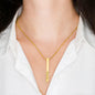Stick Necklace - 2 Sides Engraved (Front & Back)