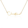 signature name necklace