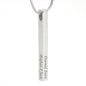 Personalized Vertical Bar Necklace