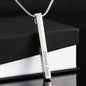 Personalized Vertical Bar Necklace